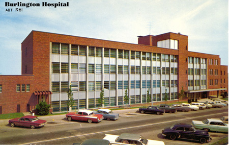 Burlington Hospital 1961 t