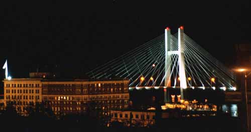 downtown skyline night